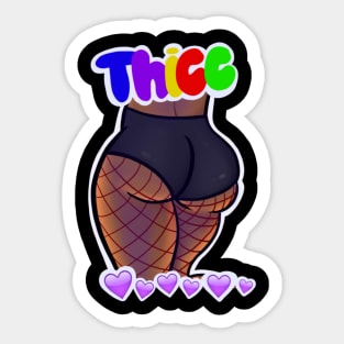 T H I C C gear Sticker